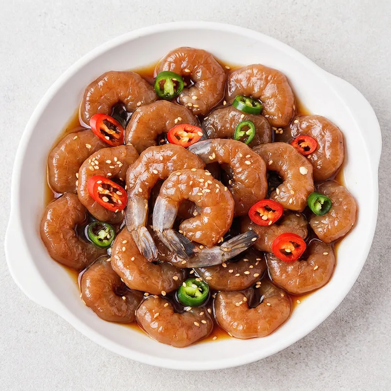 어촌명가 간장 깐새우장, 1kg, 1개