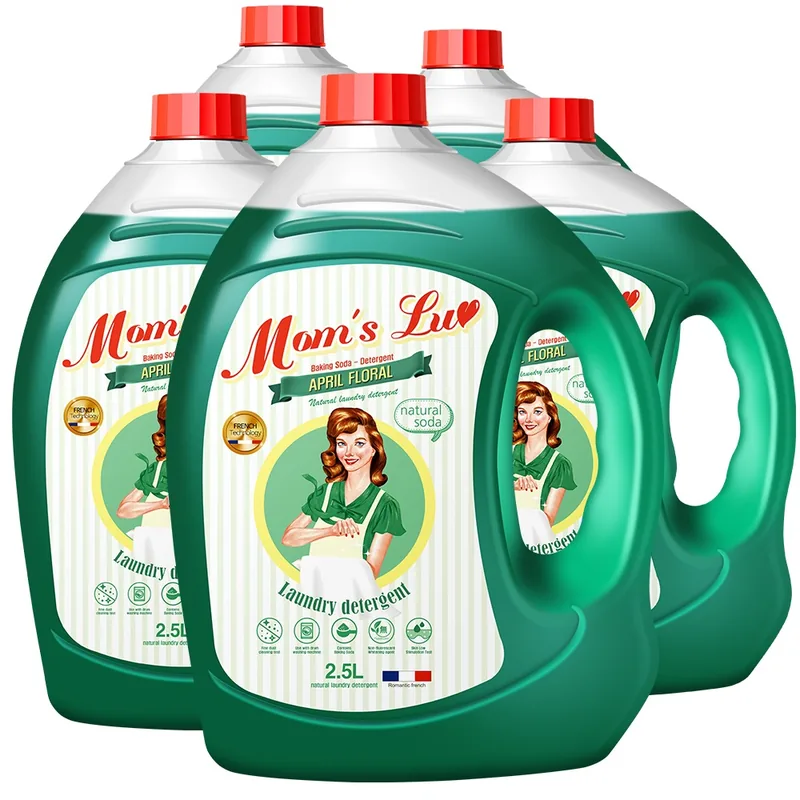 맘스럽 플로럴 액체세제, 2.5L, 5개