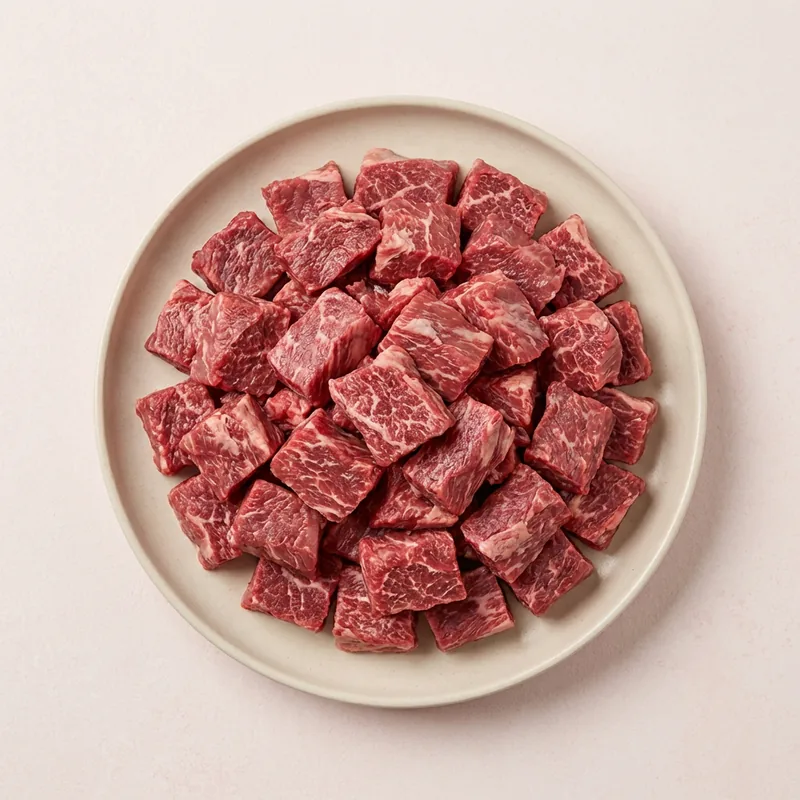 투뿔 한우 깔끔 국거리, 1++, 1kg, 1세트