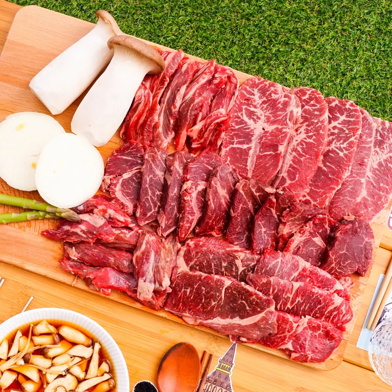 맛춤상회 소고기 모둠 200g 4팩 세트, 토시살, 200g, 1개 + 안창살, 200g, 1개 + 부채살, 200g, 1개 + 우삼겹, 200g, 1개