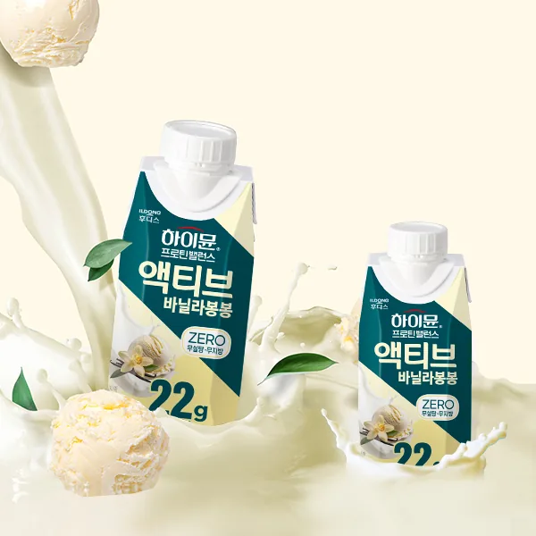 일동후디스 하이뮨 프로틴 밸런스 액티브, 바닐라봉봉 제로, 250ml, 18개