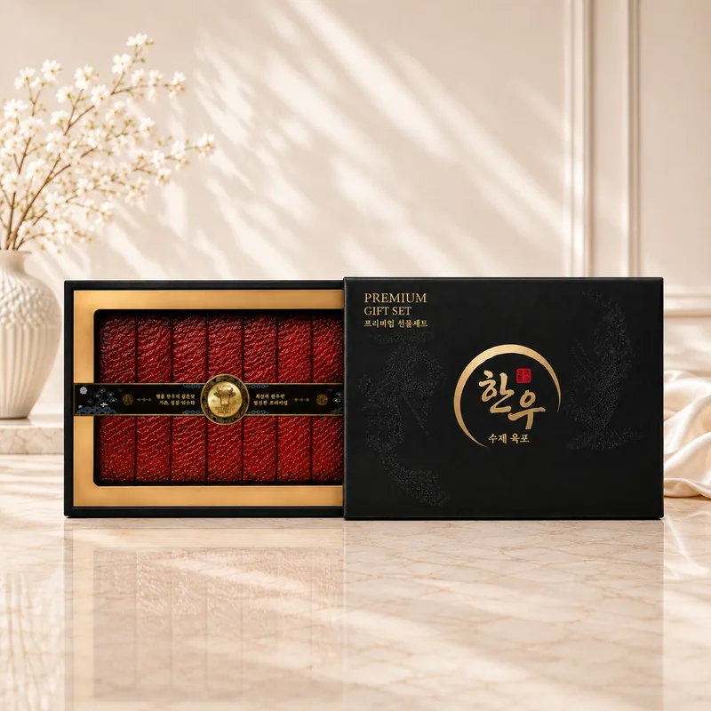 한우육포 선물세트, 600g, 1개