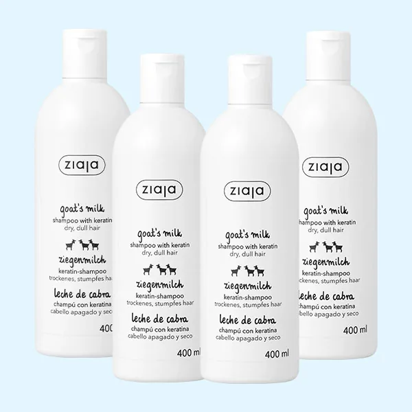 지아자 산양유 헤어샴푸, 400ml, 4개