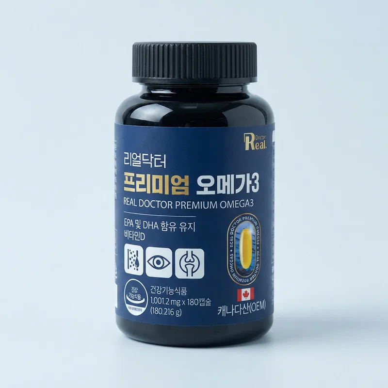 리얼닥터 프리미엄 오메가3, 180캡슐, 1개