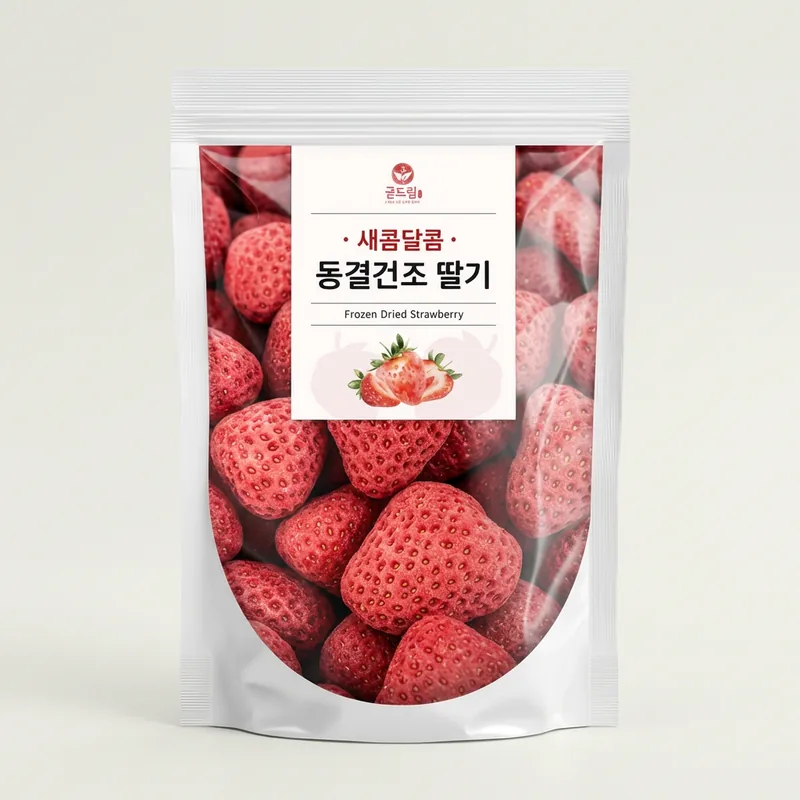 굳드림 동결건조 딸기, 100g, 1개