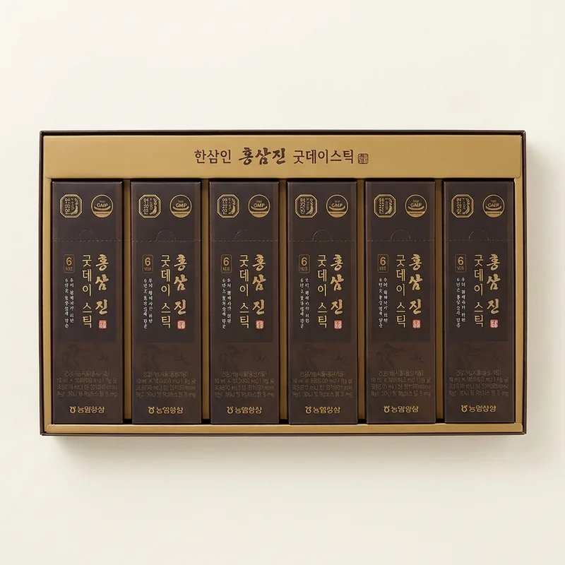 한삼인 홍삼진 굿데이 스틱, 10ml, 60포