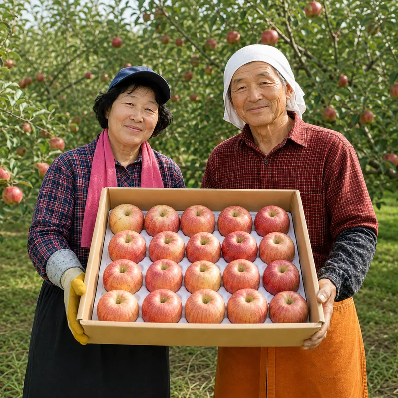 경북 홍로사과, 5kg, 1박스