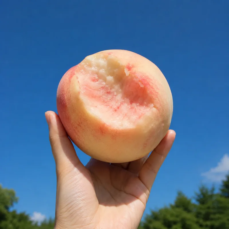 국내산 딱딱이 백도복숭아, 4kg, 1박스