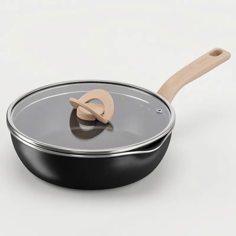 테팔 인덕션 원픽 냄비팬 플러스, 트러플블랙, 24cm, 1개