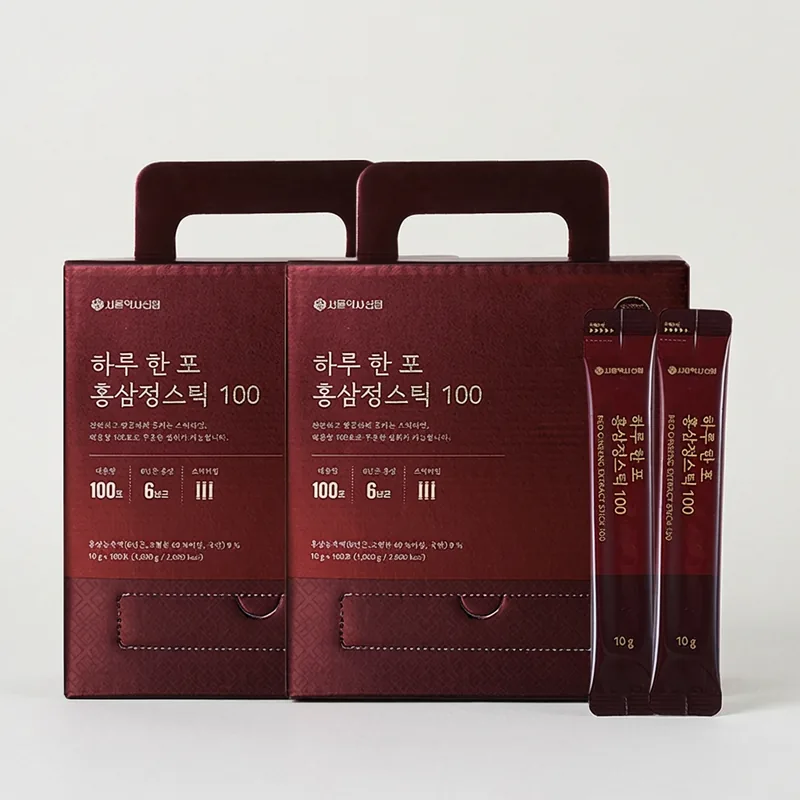 하루 한 포 홍삼정스틱 100, 10g, 100포입, 2개