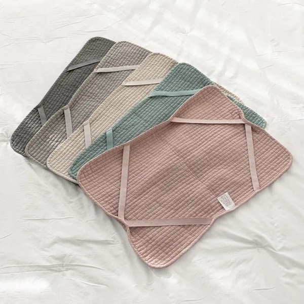 마더스홈 매일 빨아쓰는 피그먼트 순면 베개커버, 밴드형, 베이지, 50x70cm, 2개