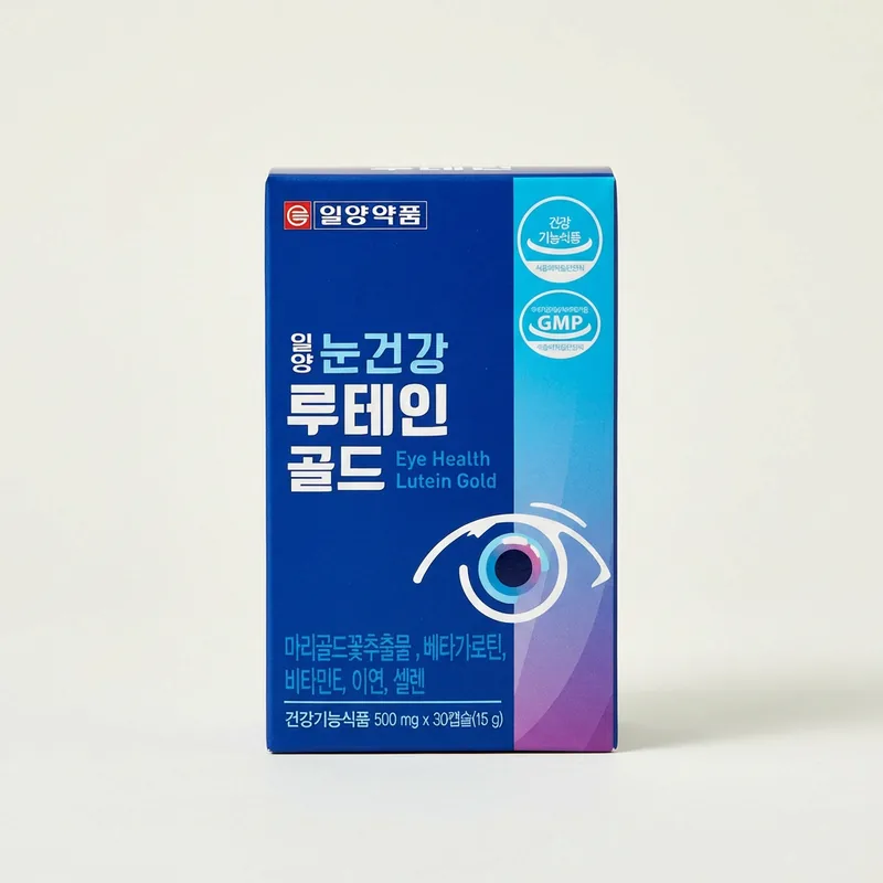일양약품 눈건강 루테인 골드, 500mg, 30캡슐, 4박스