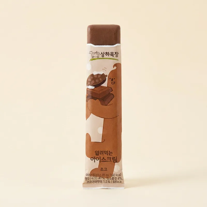 상하목장 얼려먹는 아이스크림 초코, 85ml, 24개