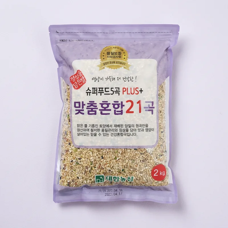 대한농산 맞춤 혼합곡 21곡, 2kg, 1개