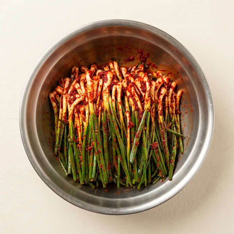 산해직송 국내산 전라도 파김치, 1kg, 1팩