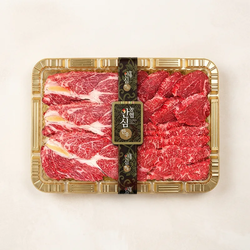 농협안심한우 1++등급 토스4호 스페셜 등안채구이 한우선물세트, 1kg, 1개