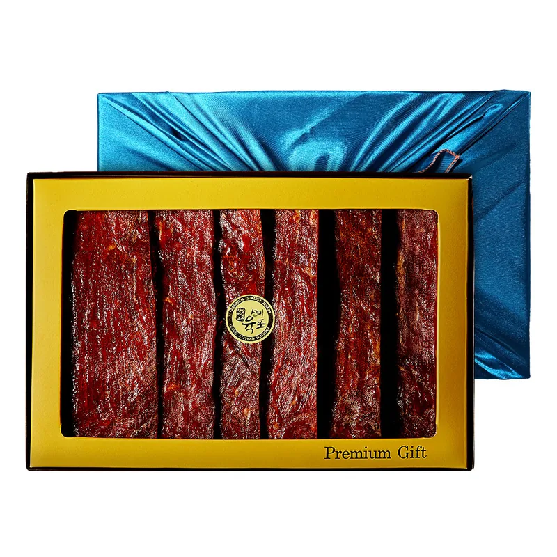 선미육포 호주산 소고기 육포 프리미엄 선물세트, 보자기포장, 50g, 6개, 1개