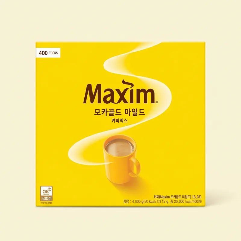 맥심 모카골드 마일드 커피믹스, 12g, 400개입, 1개