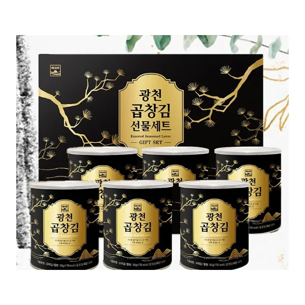 광천김 곱창김 선물세트, 6개, 1개