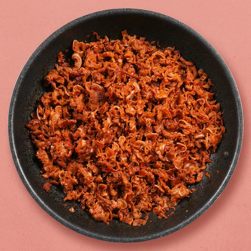 한돈 숯불 매콤오돌뼈, 300g, 1팩