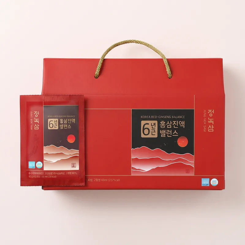 정녹삼 6년근 홍삼진액 밸런스, 50ml, 30포, 1세트