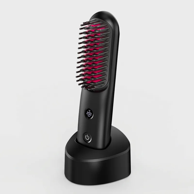 슈틸루스터 무선 헤어 빗고데기 ST-RHS100, 블랙, 1개