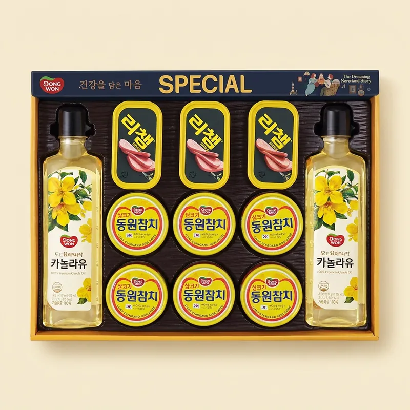 동원 스페셜5호 햄&참치&카놀라유 선물세트, 1개