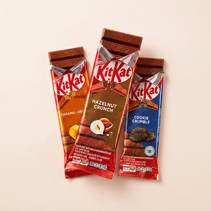 네슬레 킷캣 타블렛 3종 패키지, 카라멜 120g + 쿠키 120g + 헤이즐넛 120g, 1세트
