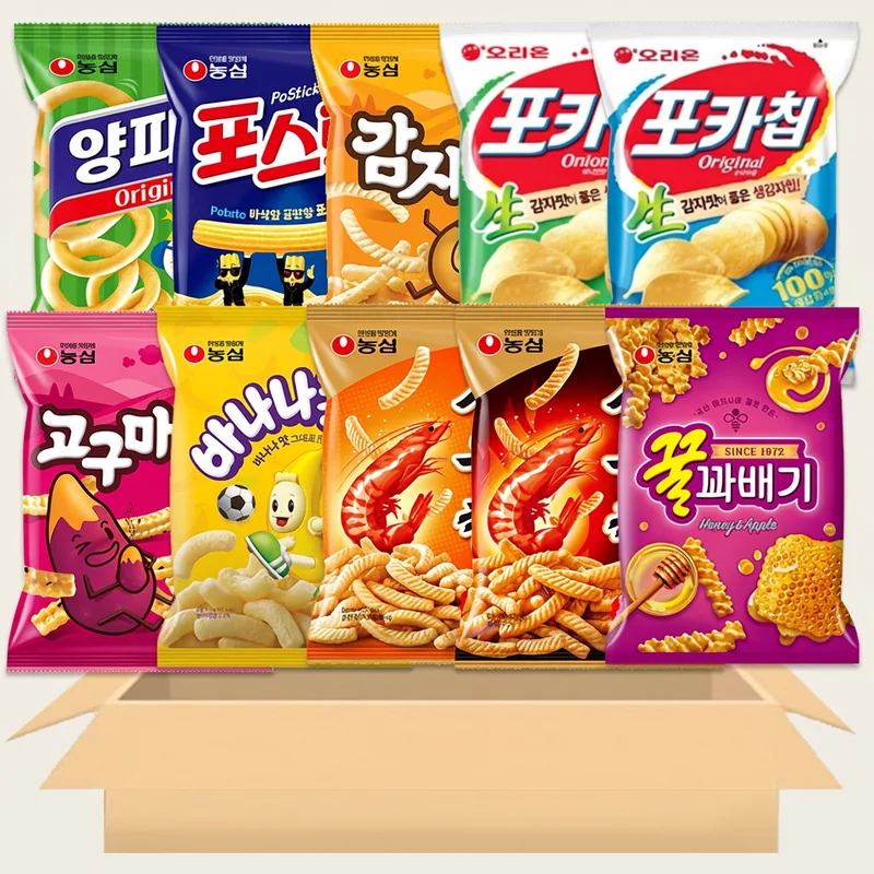 인기 스낵 10종 1호, 1세트