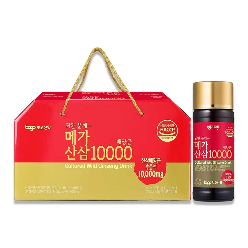 보고신약 메가 산삼 10000, 선물용, 100ml, 10병