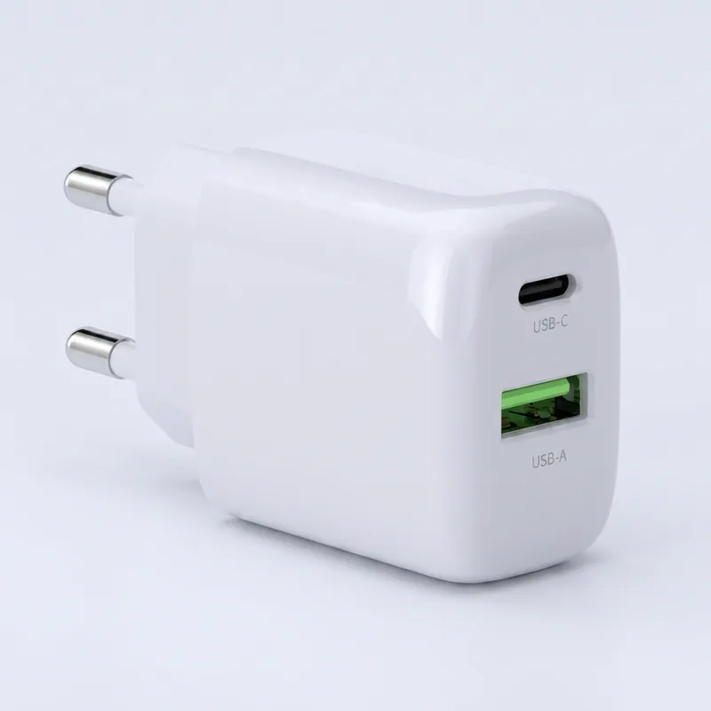 팬톤 25W 듀얼포트 어댑터 RCE-2521ACLKR, 그레이, 1개