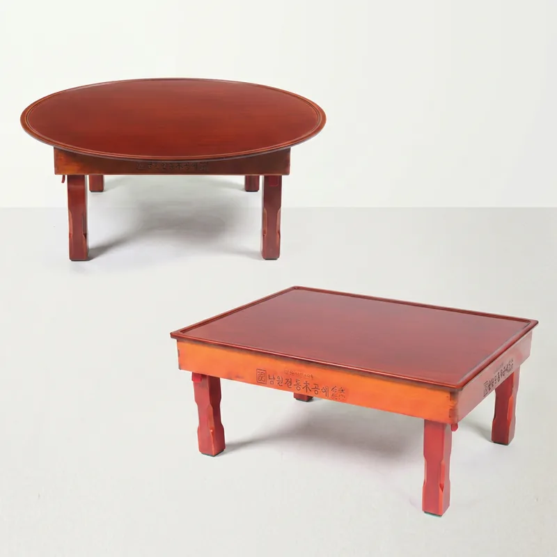 접이식 원형 밥상, 혼합색상, 45cm, 1개