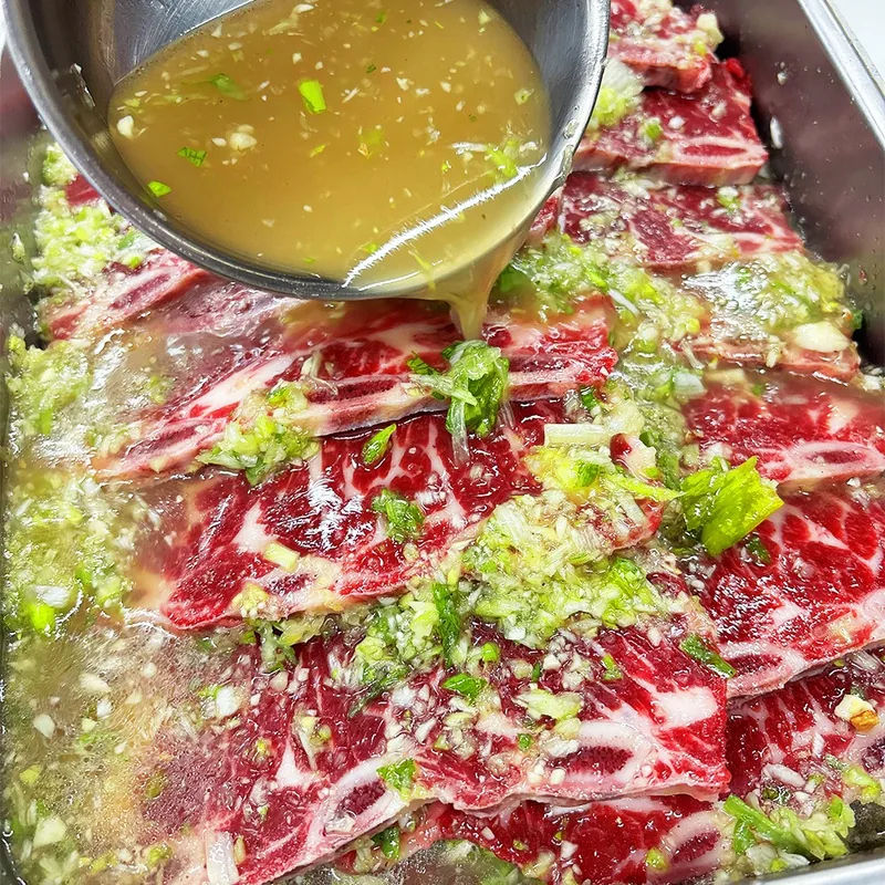 수원식 양념 LA갈비, 500g, 4개