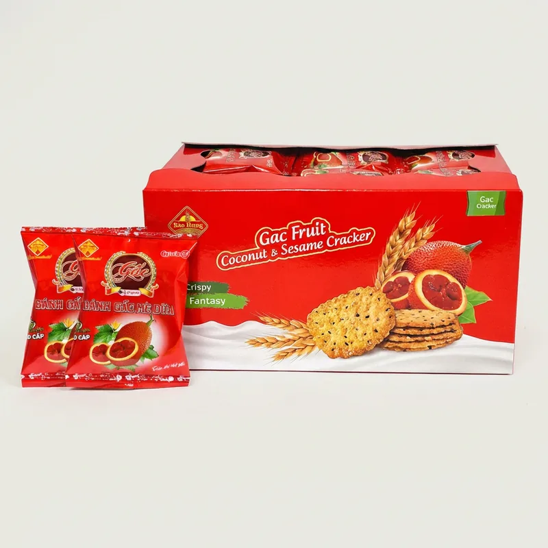 객후르츠 코코넛 참깨 크래커, 520g, 2박스