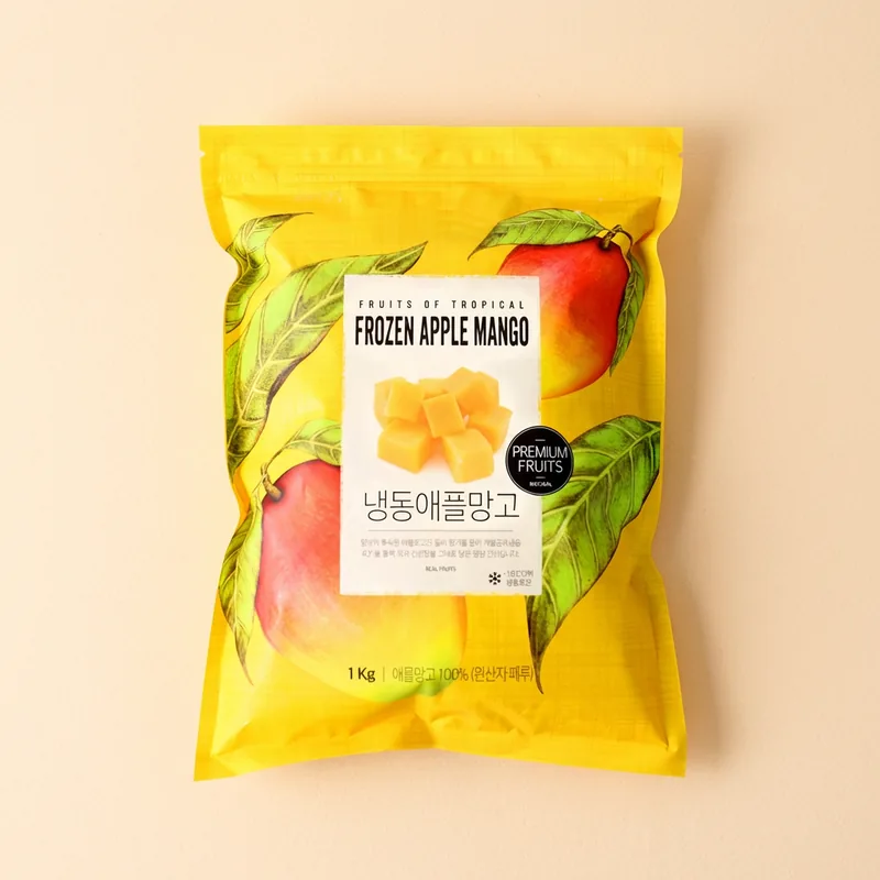 웰루츠 냉동 애플망고, 페루산, 1kg, 1개