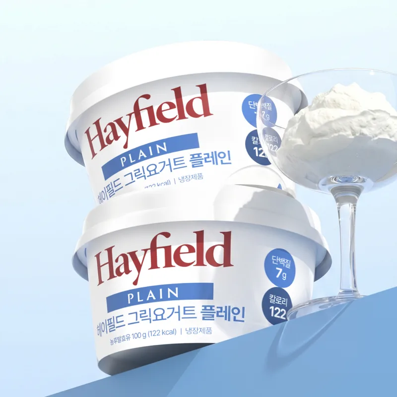 헤이필드 그릭요거트 플레인, 100g, 5개