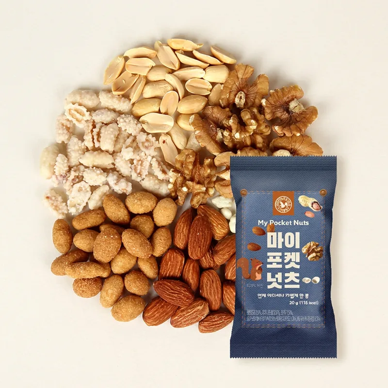 산과들에 마이포켓넛츠, 20g, 50봉