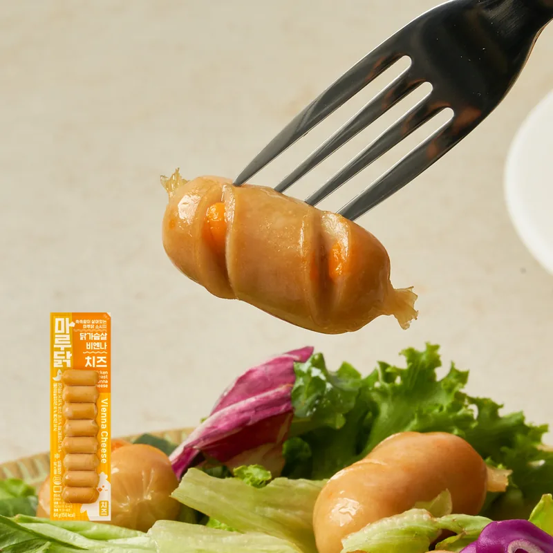 마루닭 닭가슴살 소시지 치즈비엔나, 64g, 10개