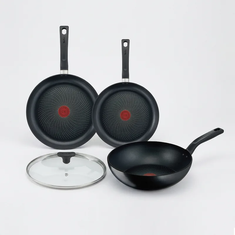 리퍼 테팔 인덕션 티타늄 마스터쿡 4종, 프라이팬, 22cm, 1개 + 28cm, 1개 + 볶음팬, 28cm, 1개 + 유리뚜껑, 28cm, 1개