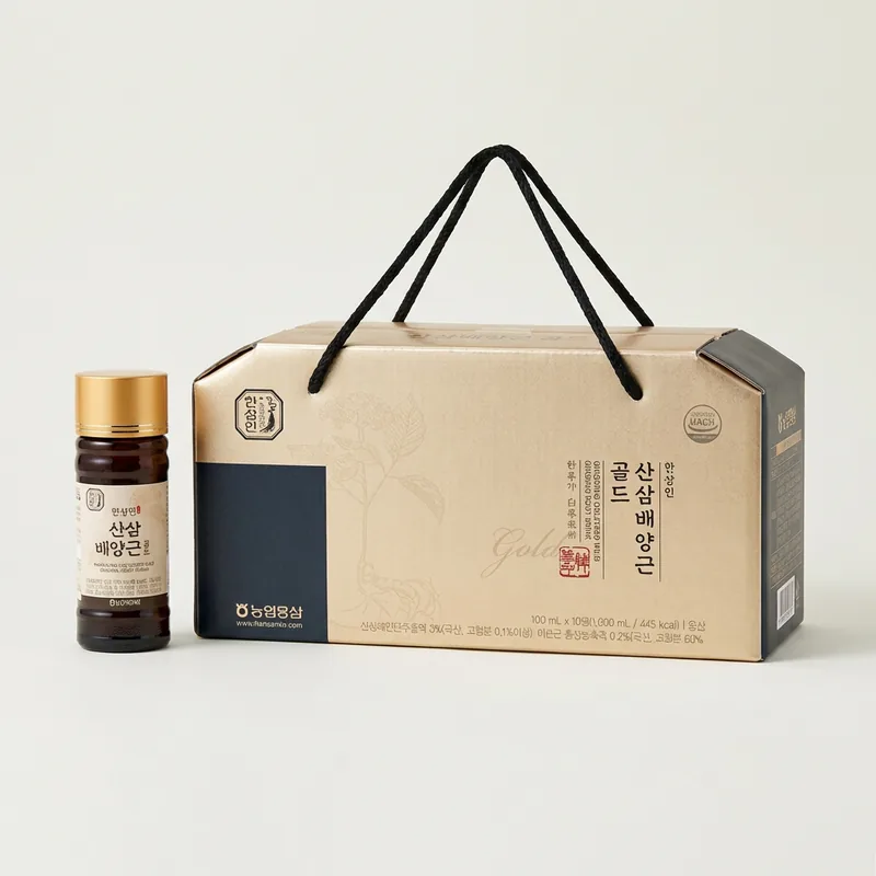 한삼인 산삼배양근 골드, 100ml, 10병, 1박스