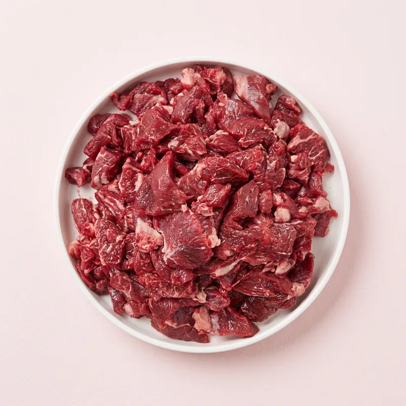 구팔 투쁠 한우 국거리, 1kg, 1개