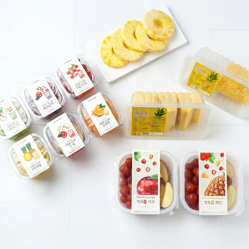 푸드팩토리 아침식사대용 과일도시락 모음전 한컵 뷰티, 세척과일, 150g, 1개