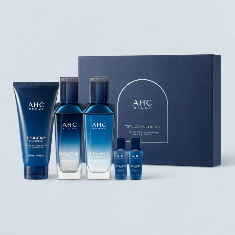 AHC 옴므5 솔루션 3종, 스킨1개 + 로션 1개 + 폼클렌져 1개, 1세트