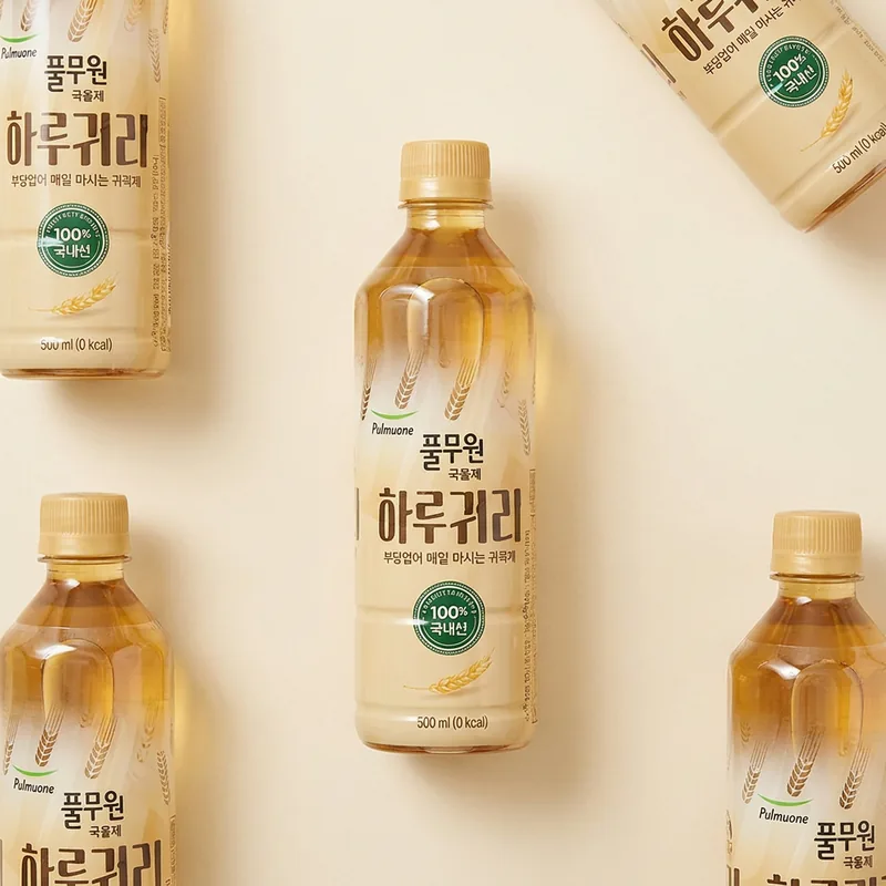 풀무원 곡물차 하루귀리, 500ml, 20개