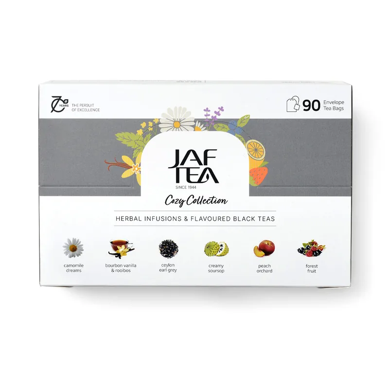 재프티 코지 컬렉션 홍차 허브차 6종 세트, 1.5g, 90개입, 1개