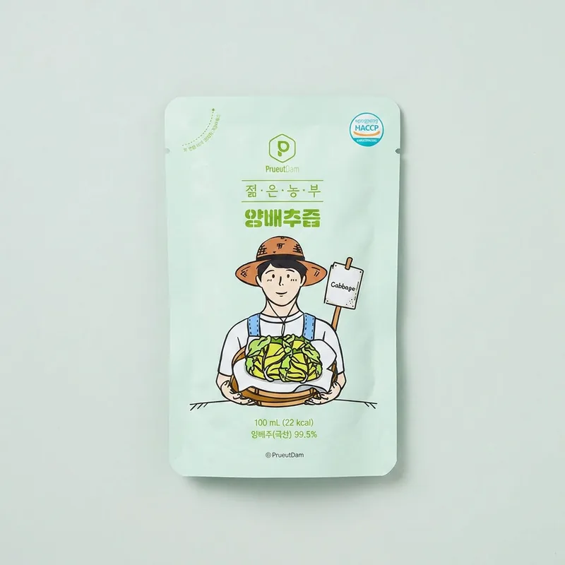 푸릇담 젊은농부 양배추즙, 100ml, 30팩