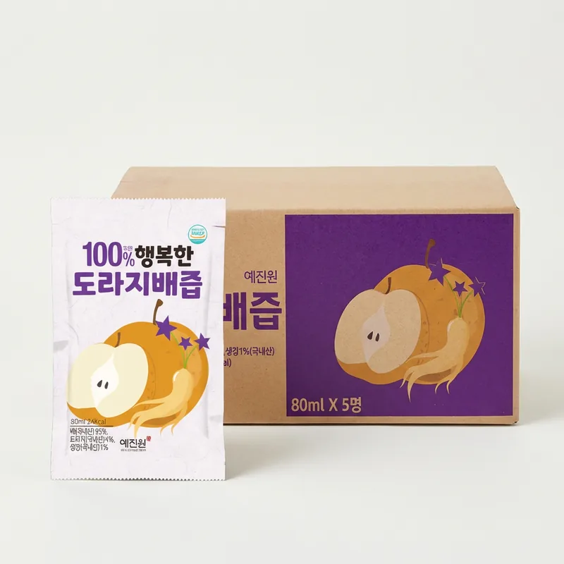 예진원 행복한 도라지배즙, 80ml, 100포