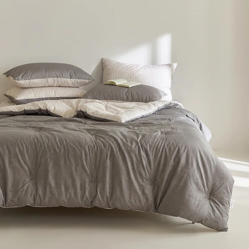 파르페by알레르망 듀얼 알러지케어 다운필 차렵이불, 이불 베개 세트, 그린, S/SS, 1세트