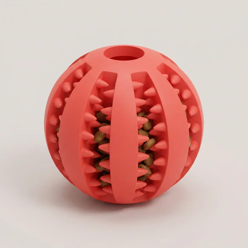 강아지 간식공 노즈워크 스낵볼, 그린, 7cm, 1개