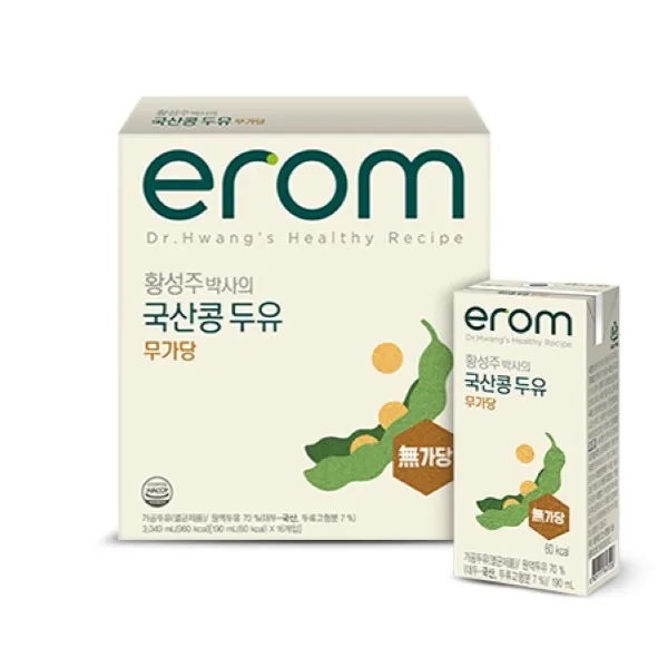 이롬 황성주 박사의 국산콩 두유 무가당, 190ml, 16팩